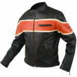 apro custom usnjena jakna dragstar orange 2