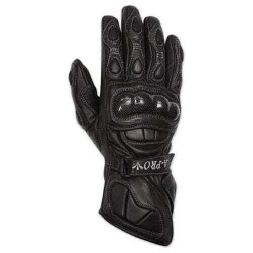 apro usnjene rokavice pista crne