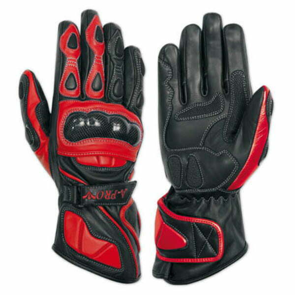 apro usnjene rokavice pista rdece