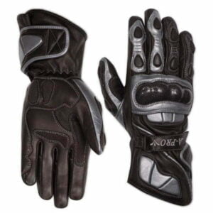 apro usnjene rokavice pista srebrne