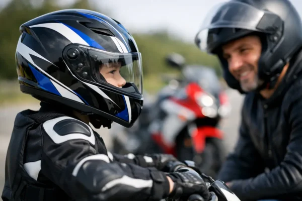 Kako izbrati otroško motoristično čelado