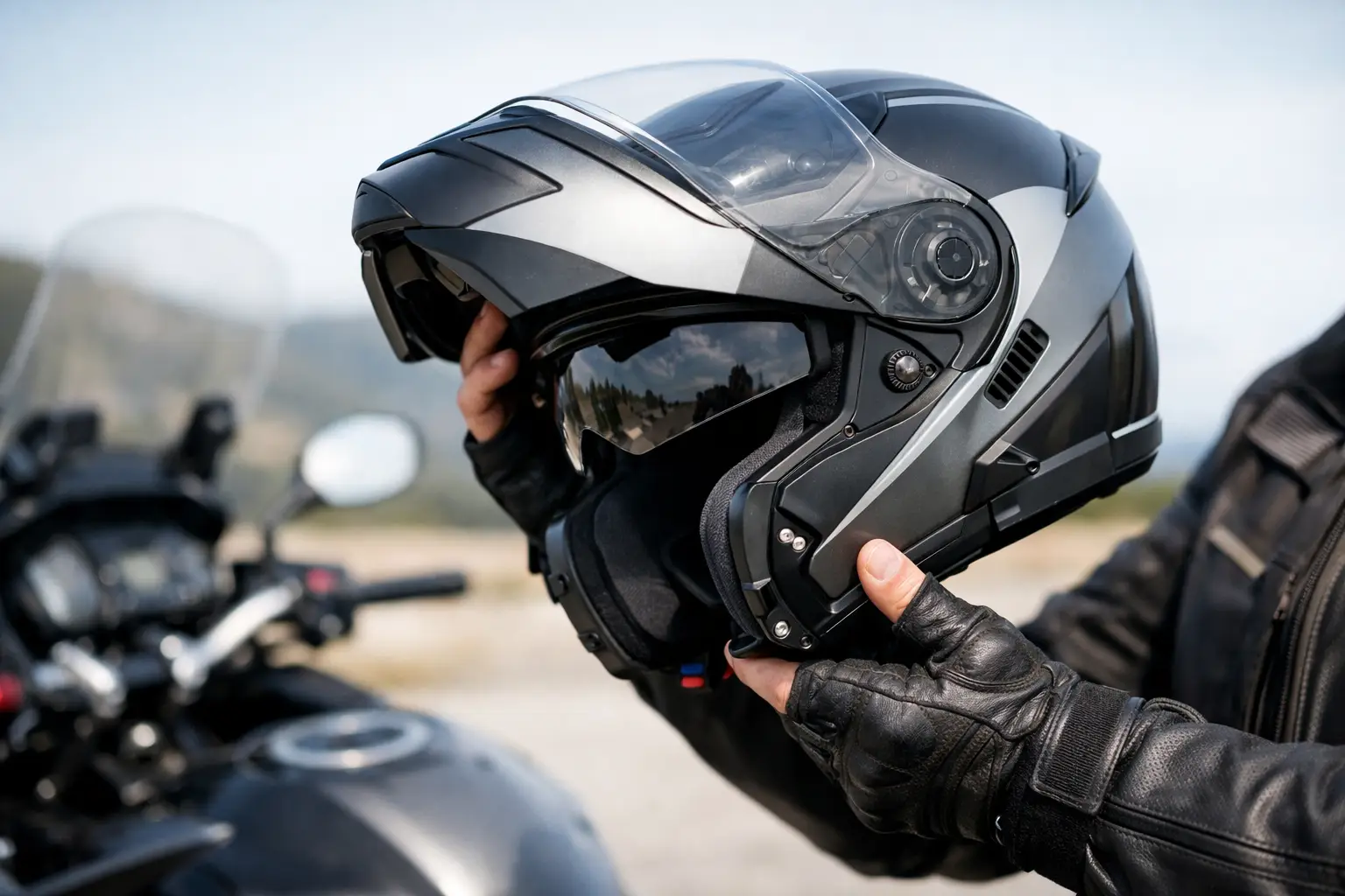 Modularna motoristična čelada: komu se splača