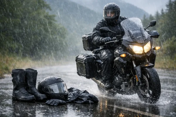 Dežna oprema za motoriste brez napak