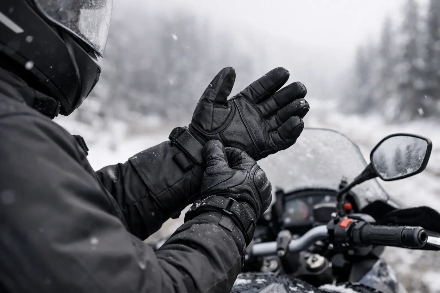 Zimske motoristične rokavice: prava izbira