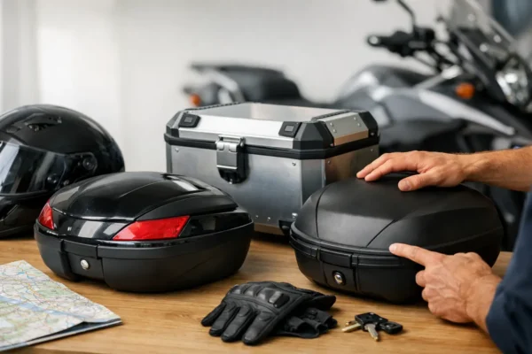 Kako izbrati motoristični kovček brez napak