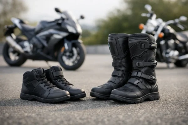 Motoristični gležnarji ali škornji?