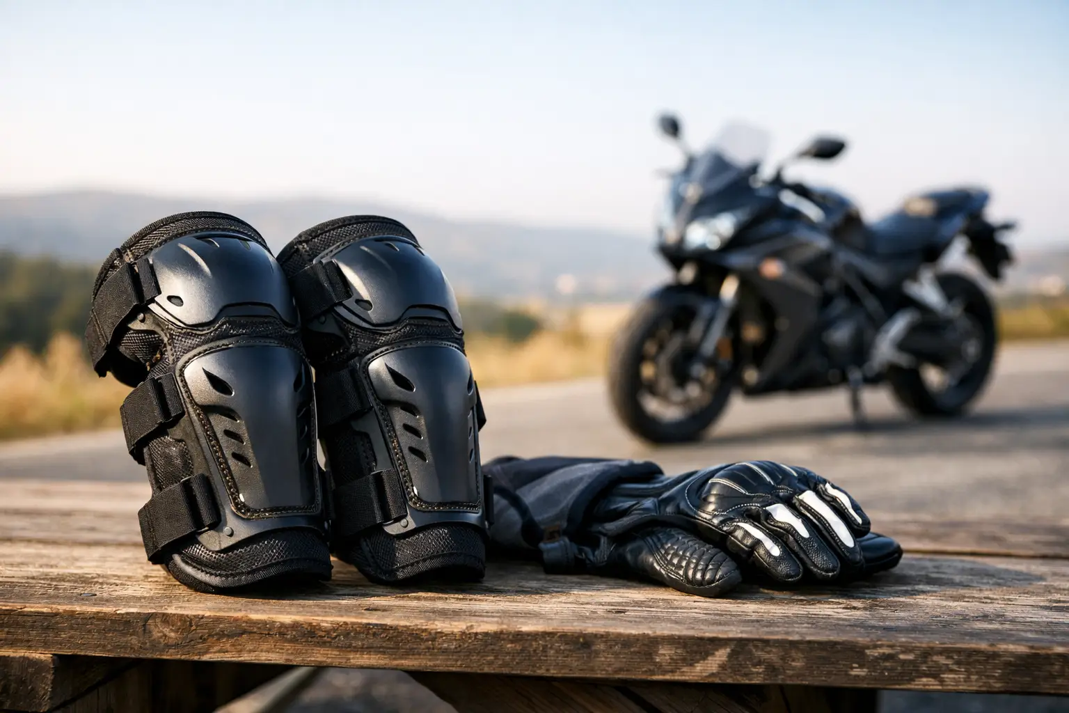 Zaščita kolen za motor: kaj izbrati
