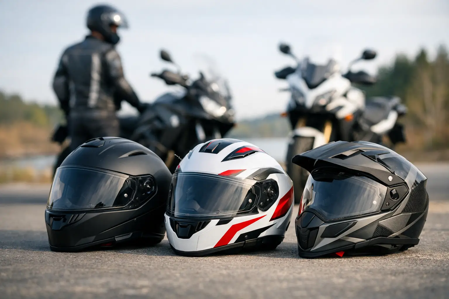 Motoristične čelade: kako izbrati pravo