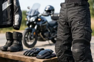 Vodnik za motoristične hlače brez ugibanja