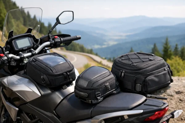 Pregled motorističnih torb za rezervoar v praksi